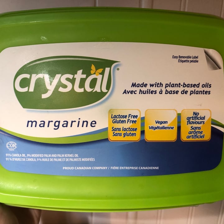 photo of Crystal margarine Margarine shared by @ethicalehme on  22 Oct 2021 - review