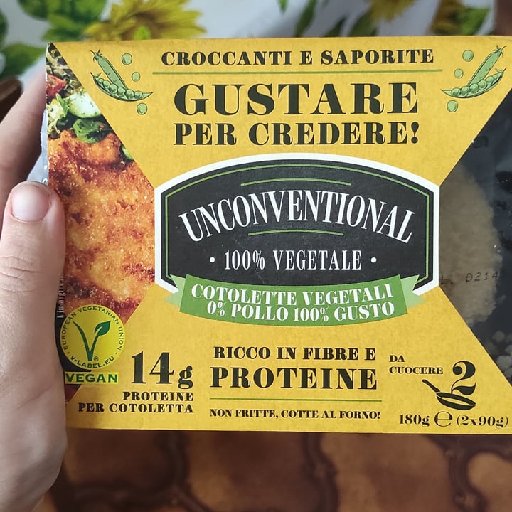 review photo of Unconventional Cotolette Vegetali 0% Pollo 100% Gusto shared by @laseitanista on 24 Jun 2022 - review