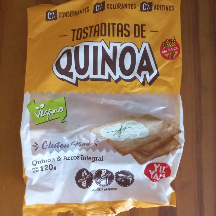 photo of Yin Yang Tostaditas de Quinoa shared by @silvinanoto on  26 Dec 2021 - review