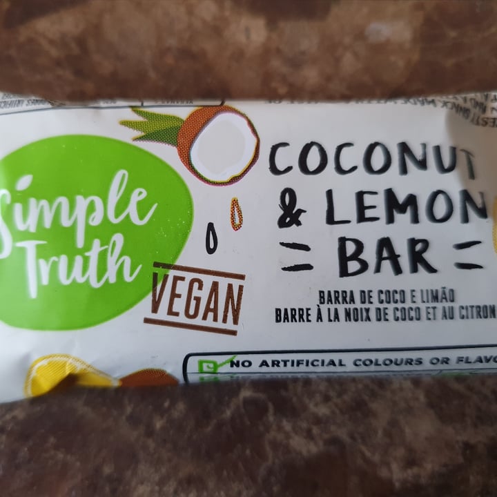review photo of Simple Truth Coconut & Lemon Bar shared by @colleenpenny on 31 Jul 2020 - review
