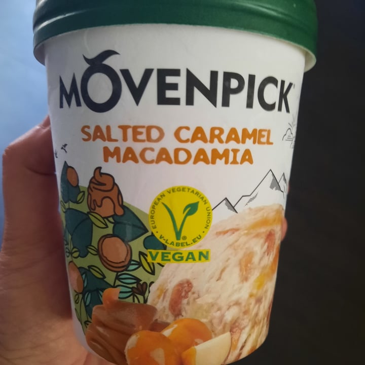 photo of Mövenpick Salted caramel macadamia ice cream shared by @melmony on  14 Apr 2022 - review