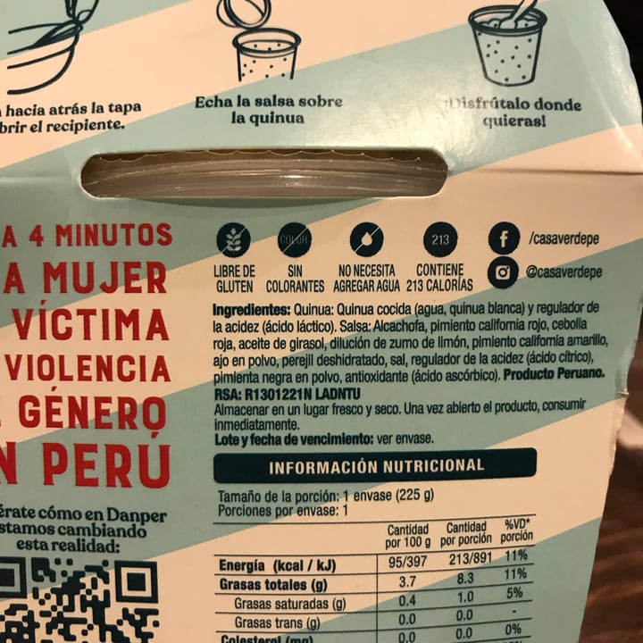 review photo of Casa Verde Bowl de quinoa shared by @maggiejsuksjslsb on 30 Oct 2021 - review