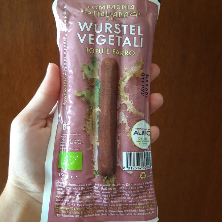 photo of Compagnia Italiana Wurstel vegetali shared by @chiara35 on  25 Jul 2022 - review