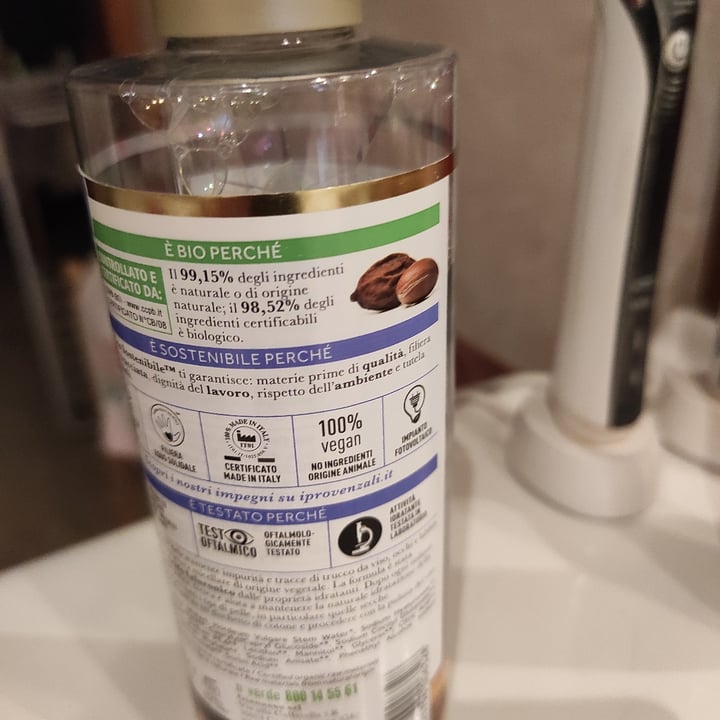 photo of I Provenzali bio Acqua Micellare Biologica Argan Con acido Ialuronico shared by @esterrome on  06 May 2022 - review