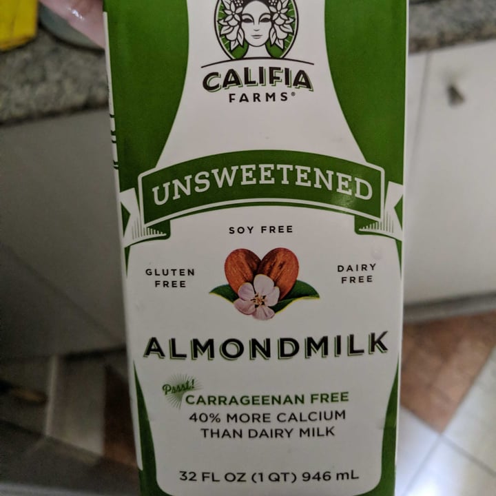 photo of Califia Farms Almond milk barista blend Unsweetened  shared by @ichomprotein on  17 Jul 2021 - review