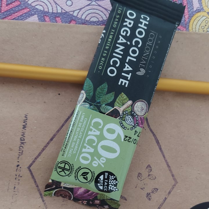 photo of Chocolate Colonial Chocolate 60% shared by @camilaschelotto on  11 Oct 2022 - review