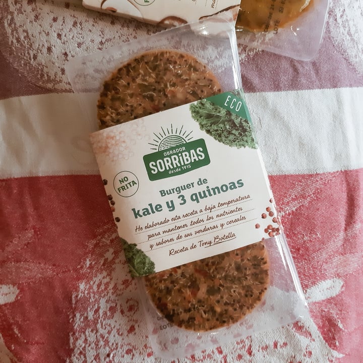 photo of Sorribas Burguer de kale y 3 quinoas shared by @pattivegan on  02 Aug 2020 - review