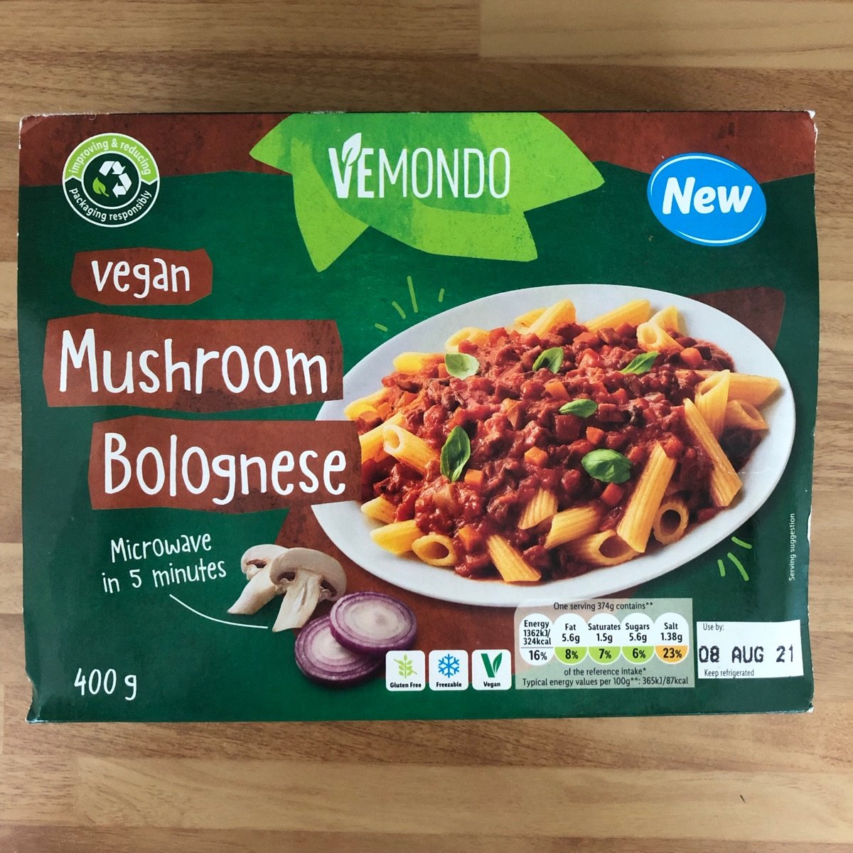 Vemondo Vegan Mushroom Bolognese Reviews abillion