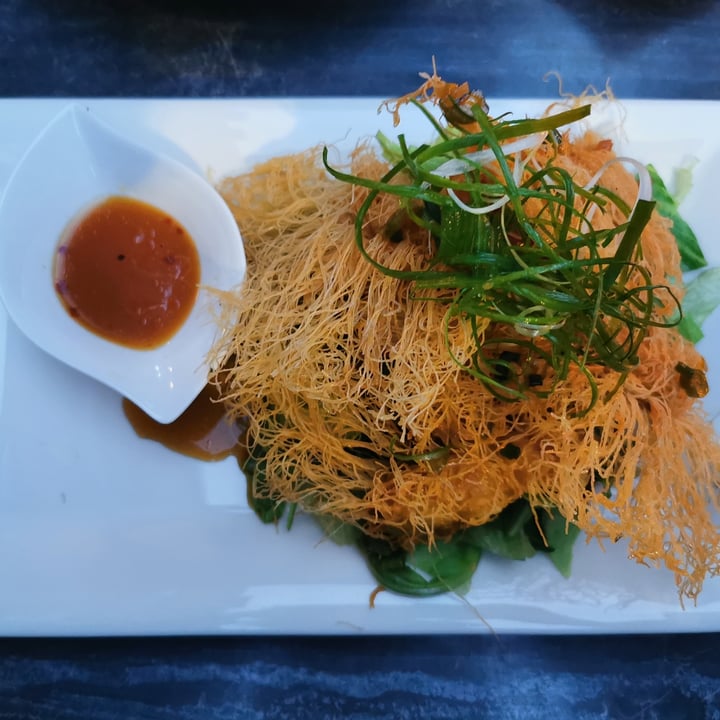 photo of Vevi Restaurant Knusprig gebratener Filoteig, Seitan, Salat und Orange Sauce shared by @kacel on  19 Jul 2020 - review