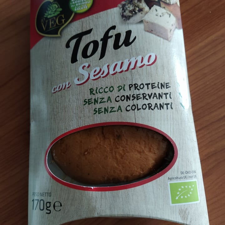 photo of ioVEG Tofu con sesamo shared by @mariaelena on  31 Oct 2021 - review