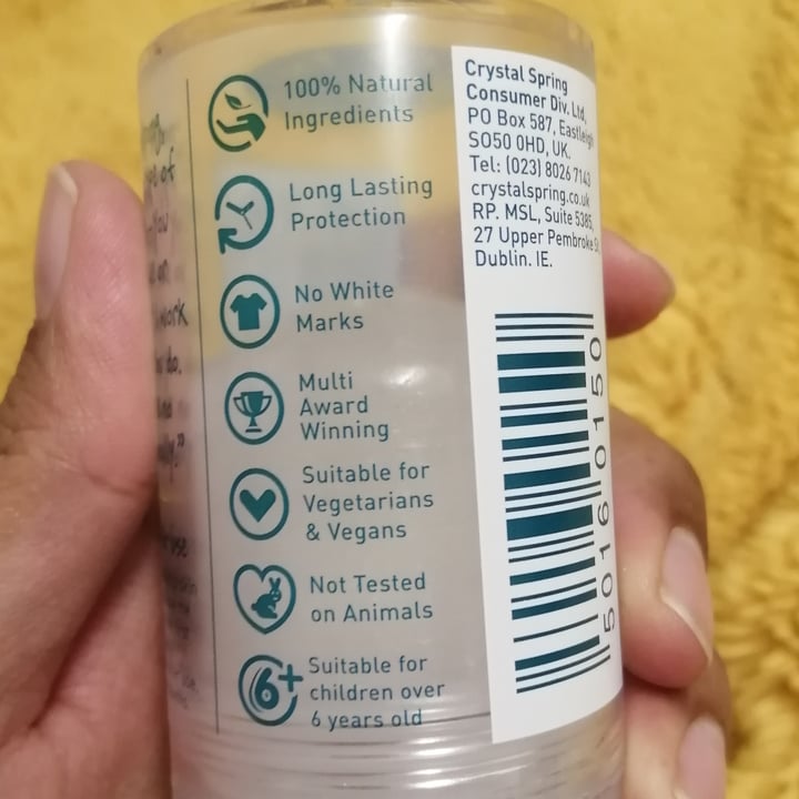 photo of Salt of the Earth Unscented Natural Deodorant Classic shared by @halimashah on  20 Dec 2021 - review