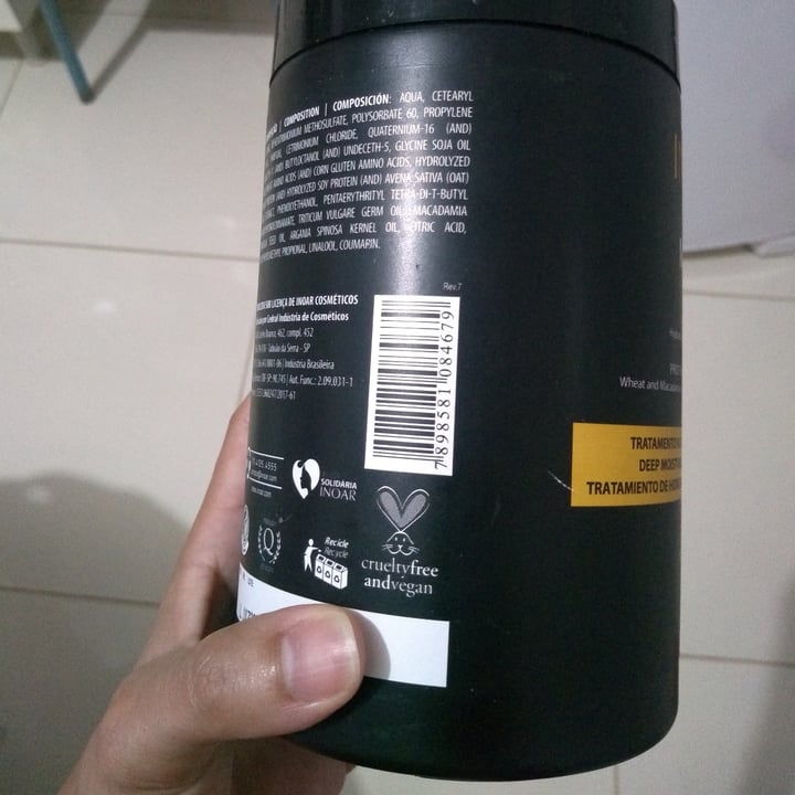 review photo of Inoar Mascara de Hidratação Proteínas do Trigo e Macadâmia shared by @marasnt on 19 Apr 2022 - review