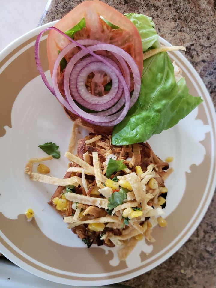 photo of Bin 4 Burger Lounge Ginger Soy Tofu Burger shared by @amandamt on  04 Aug 2018 - review