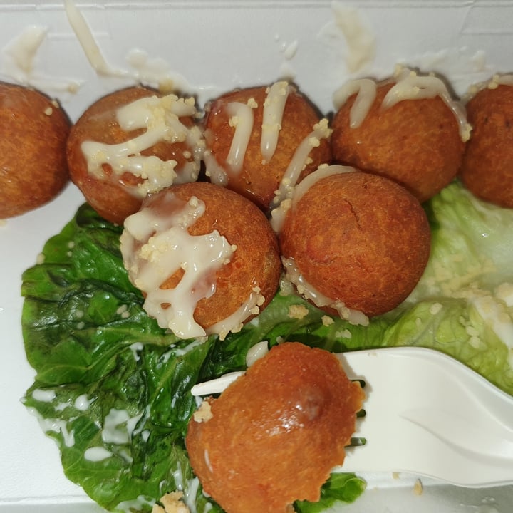photo of Greendot Bedok Mall Chickpea Falafel Balls w Mayo Mustard Sauce (Vegan) shared by @parismelody on  20 Oct 2020 - review