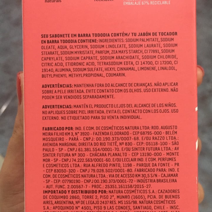 review photo of Natura Jabón shared by @aldanaange on 23 Jan 2022 - review