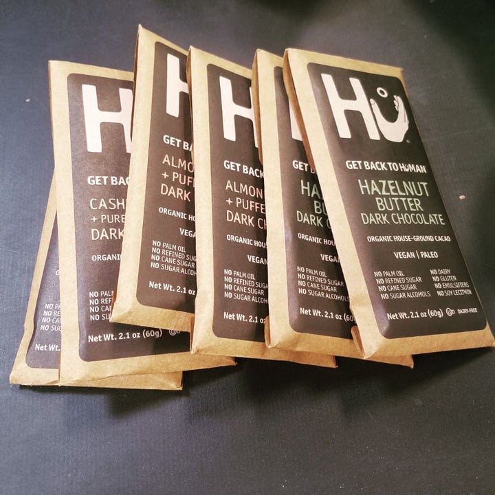 review photo of Hu Kitchen Hazelnut Butter Dark Chocolate shared by @fruitsohard on 09 Jan 2020 - review