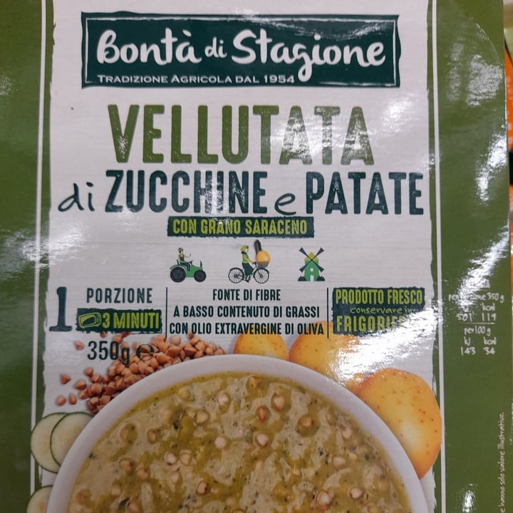 photo of Bontà di stagione Vellutata Di Zucchine E Patate Con Grano Saraceno shared by @mariasevero on  07 May 2022 - review