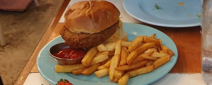 photo of Genesis Plant Based Alchemy Fried Chicken Burger shared by @charlamywild on  25 Jan 2020 - review