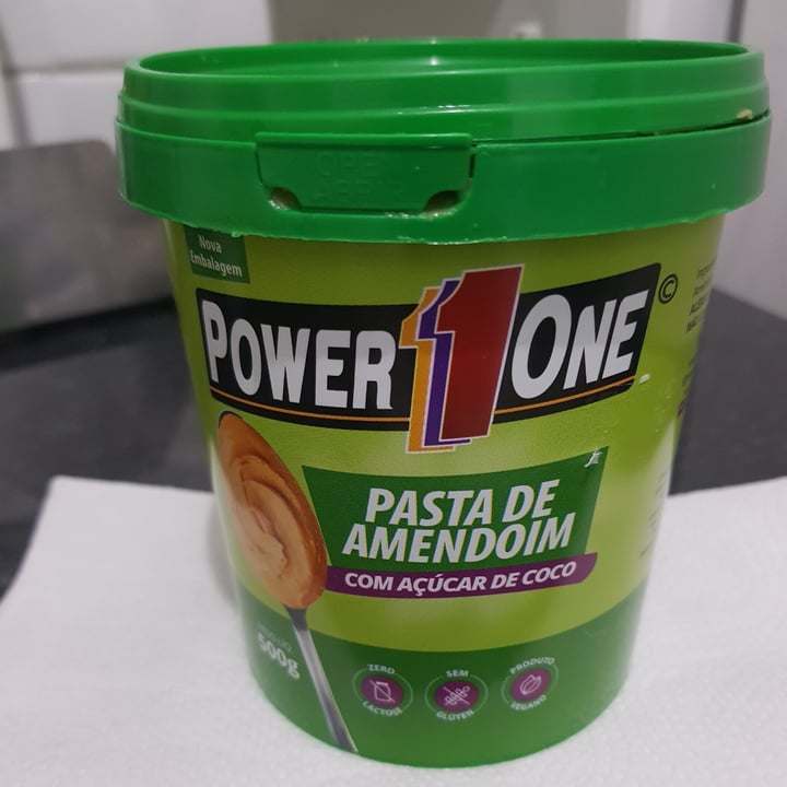 photo of Power One Pasta De Amendoim shared by @ricardoborges on  23 Apr 2022 - review