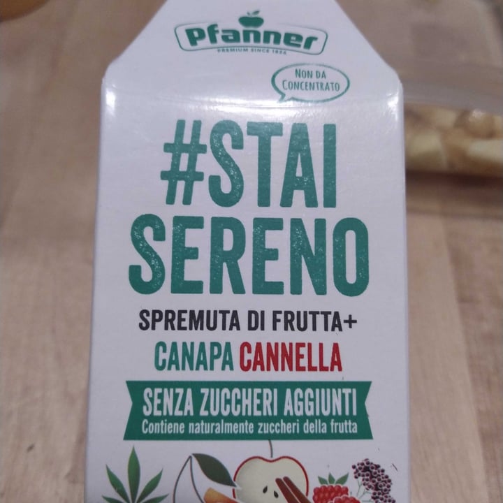 photo of Pfanner #StaiSereno Spremuta di frutta + canapa cannella shared by @love2021 on  04 Apr 2021 - review