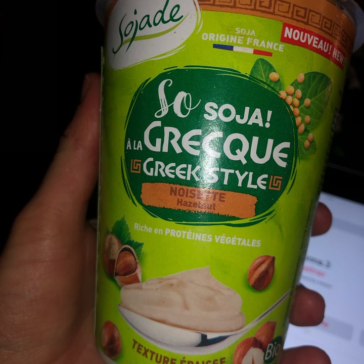 photo of Sojade So Soja! À la Grecque - Greek Style Noisette - Hazelnut Soya Yogurt alternative 400g shared by @annaleitner on  17 Feb 2022 - review