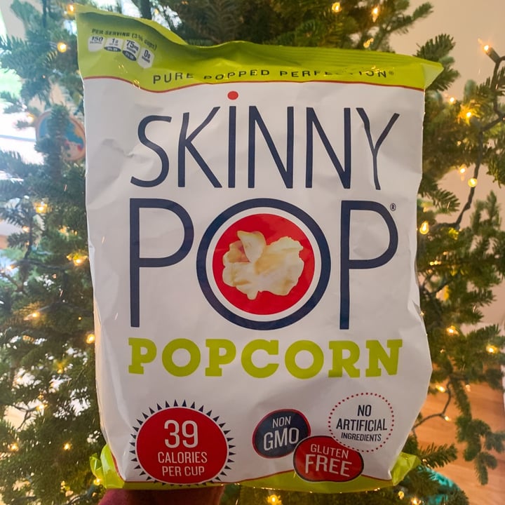 photo of Skinny Pop Non-GMO Gluten Free Organic Popcorn shared by @jordaneatsplants on  05 Jan 2021 - review