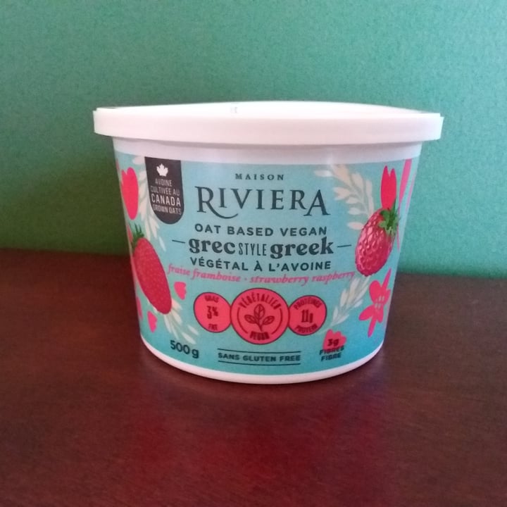 photo of Maison Riviera Oat Based Vegan Greek Style Strawberry Raspberry shared by @farmette on  27 Apr 2022 - review