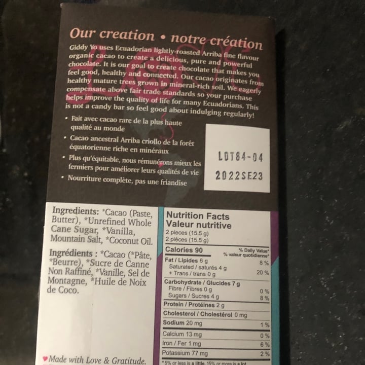 review photo of Giddy Yo Sweet Vanilla shared by @bellabalanced on 11 Dec 2021 - review