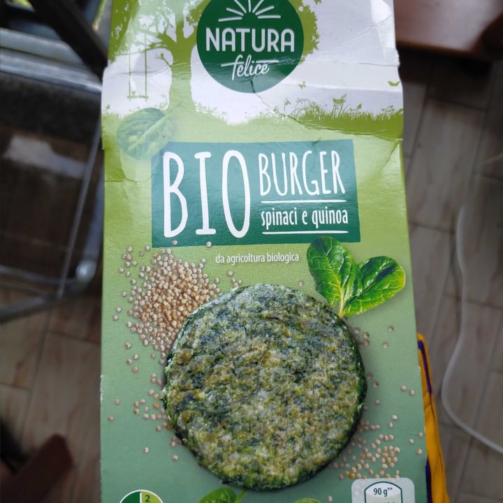 photo of Natura Felice Bio burger spinaci e quinoa shared by @m4nfr3 on  25 May 2022 - review
