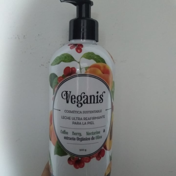 photo of Veganis LECHE ULTRA REAFIRMANTE PARA LA PIEL Coffe Berry, Nectarine, extracto Orgánico de Oliva shared by @noraland on  04 Oct 2021 - review