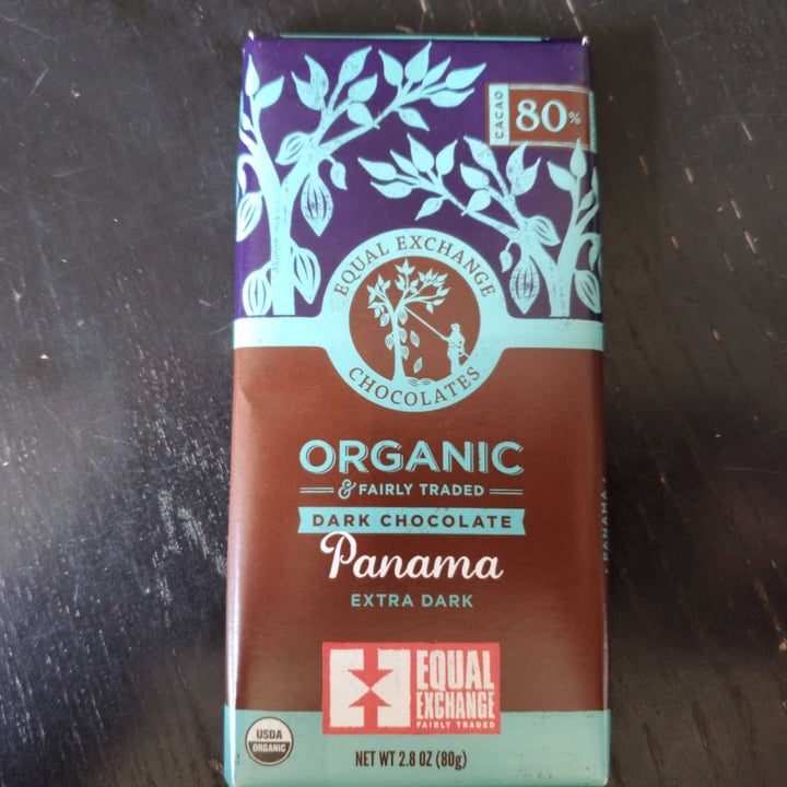 photo of Equal Exchange Organic Dark Chocolate Panama shared by @gjakubisin on  01 Nov 2019 - review