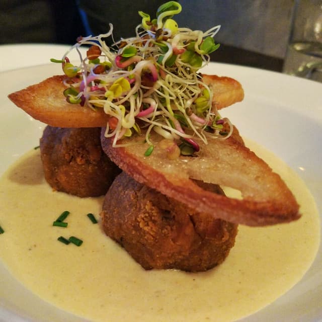 Photo of the dish “Chickpeas and Polenta Meatballs”
