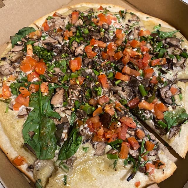 Foto del piatto “White Truffle Pizza”