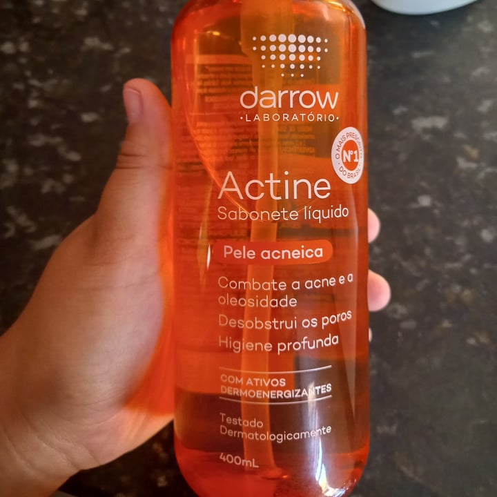 photo of Darrow Actine Sabonete Líquido Para Pele Com Acne shared by @micaely on  29 Apr 2022 - review