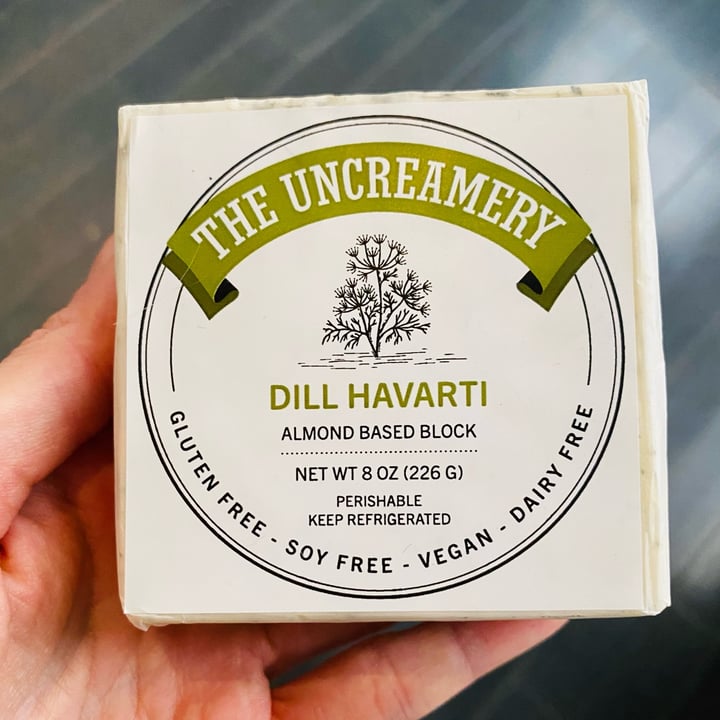 photo of The Uncreamery Dill Havarti Plant-based Cheese shared by @beckyyy on  23 Dec 2021 - review