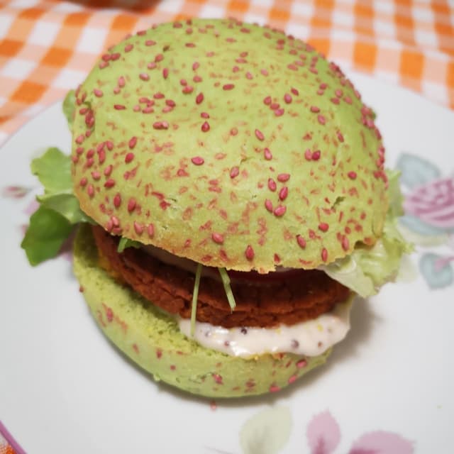 Foto do prato “Elf Burger”