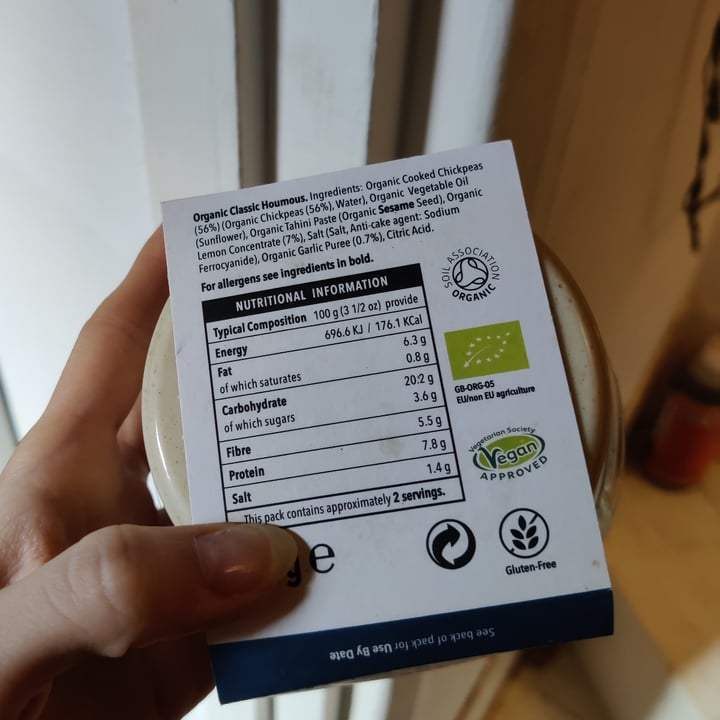 review photo of Delphi Organic Hummus shared by @hummuswhore on 31 Jul 2022 - review