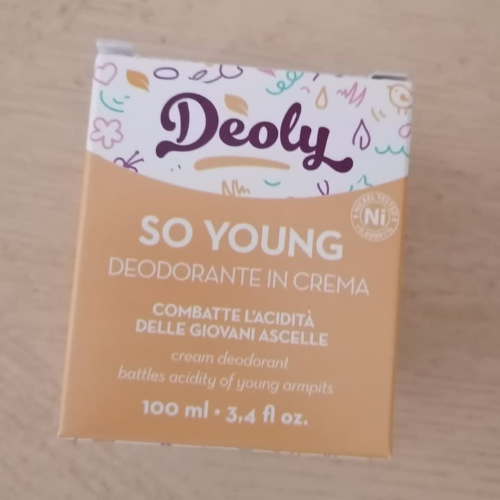 photo of Deoly So Young Cream deodorant shared by @martasimone2010 on  14 Nov 2022 - review