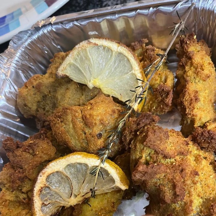photo of The Vegan Chef Battered Vish shared by @globalvegan on  03 Apr 2022 - review