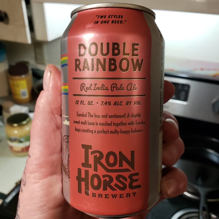 photo of Iron Horse Brewery Double Rainbow Red India Pale Ale shared by @riversong on  04 Feb 2021 - review