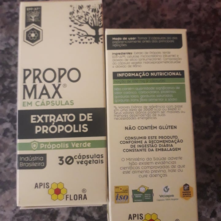 photo of APIS FLORA Extrato de propolis verde shared by @muzza on  17 Apr 2022 - review