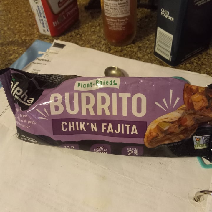 photo of Alpha Foods Alpha Chik'n Fajita shared by @keital on  04 Dec 2022 - review