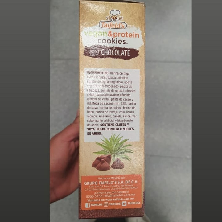 photo of Taifeld’s Vegan & Protein Cookies con Chispas de Chocolate shared by @maaria on  08 Mar 2022 - review