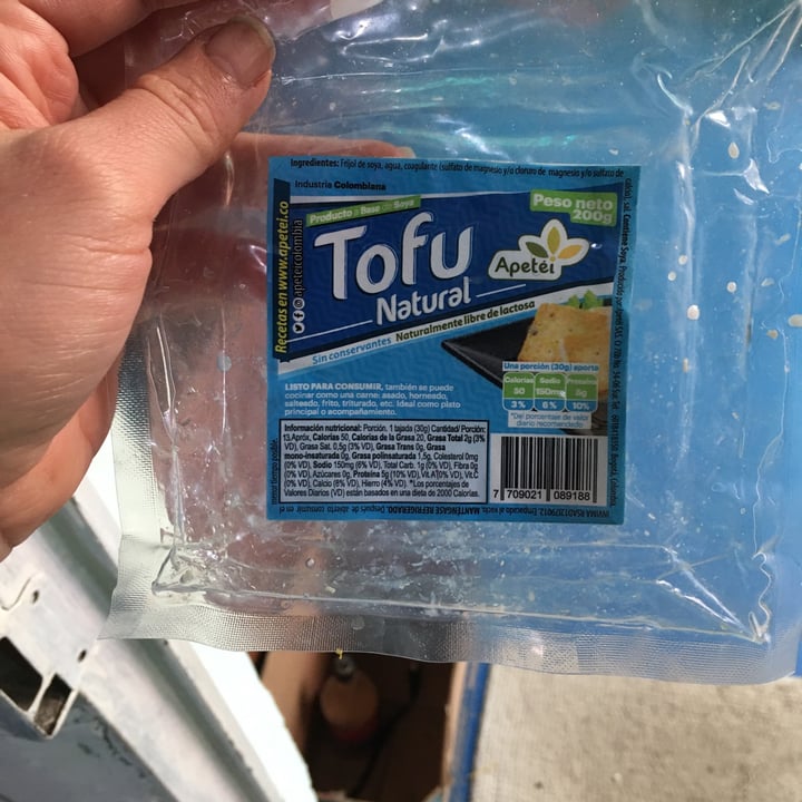 photo of Apetéi SAS Tofu Natural shared by @eliivm on  25 Mar 2022 - review