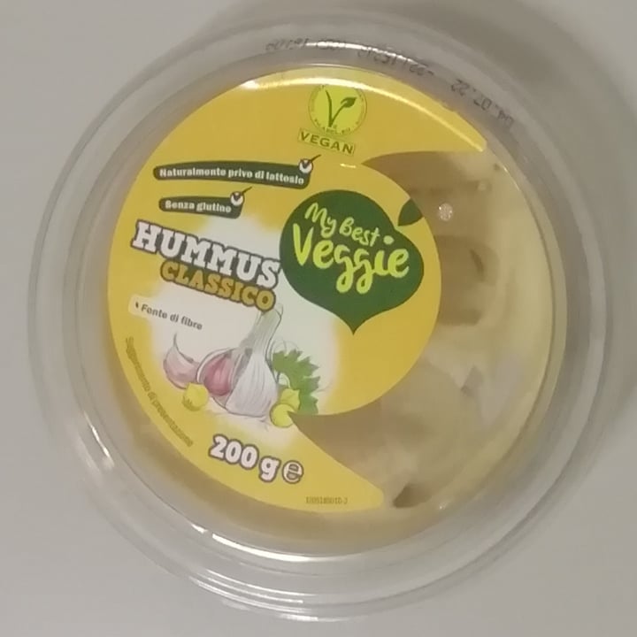 photo of My Best Veggie Hummus classico shared by @lalindaveg on  17 Jun 2022 - review