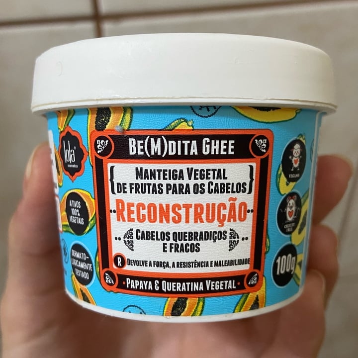 review photo of Lola Cosmetics Be(M)Dita Ghee Máscara Reconstrução shared by @ingridcour on 04 May 2022 - review