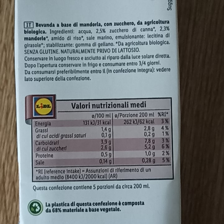 review photo of Vemondo Latte di Mandorla shared by @asiaa on 27 May 2022 - review