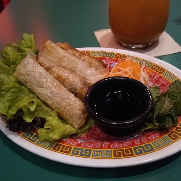 photo of Saigón Noodle Bar San Telmo Nems fritos de tofu y seitán shared by @paauvegan on  18 Aug 2022 - review