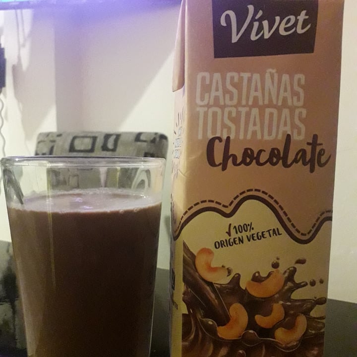 photo of Vívet Leche de Castañas Tostadas sabor Chocolate shared by @rochyalmendra on  04 Jun 2021 - review