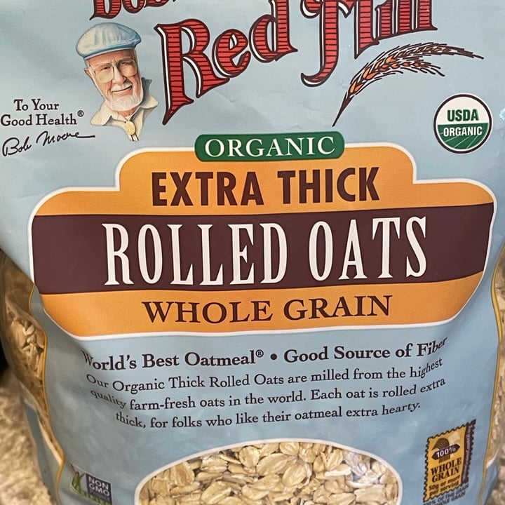 photo of Bob's Red Mill Organic Extra Thick Rolled Oats shared by @ekelcem on  17 Feb 2021 - review